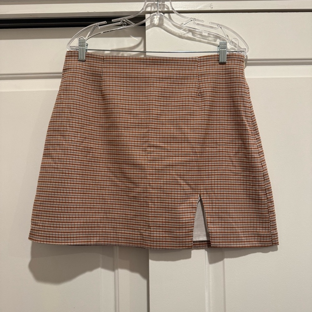 1. State Plaid Mini Skirt, size 12 / preppy cute summer beachy